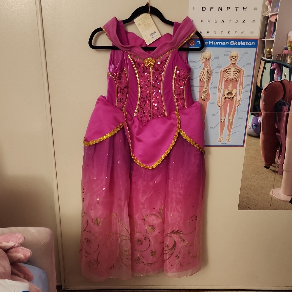 Disney Sleeping Beauty Aura Princess Dress Size 7 / 8